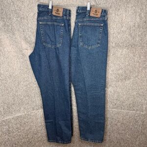 Wrangler‎ Men’s Five Star Premium Denim Relaxed Fit Jeans Set of 2- Sz 36x32
